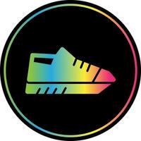 diseño de icono de vector de zapatos de gimnasio