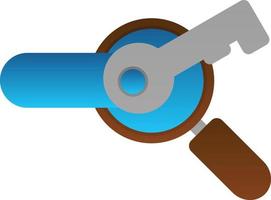 Keywords Search Vector Icon Design