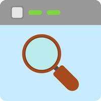 Search Engine Vector Icon Design