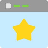 Website Rating Vector Icon Design