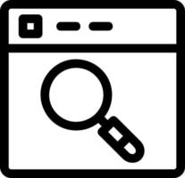 Search Engine Vector Icon Design