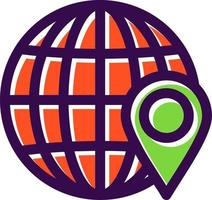 World Location Vector Icon Design