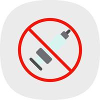 No Steroids Vector Icon Design