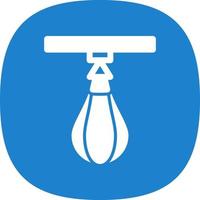 Punching Ball Vector Icon Design