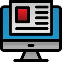 Landing Page Vector Icon Design