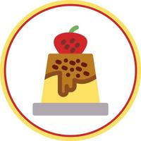 Pudding Vector Icon Design