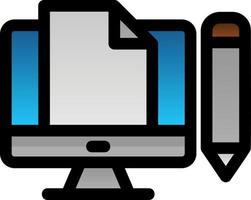 Copywriting Vector Icon Design
