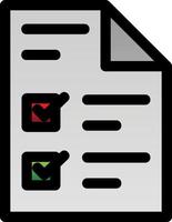 Website Checklist Vector Icon Design