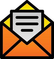 Newsletter Vector Icon Design