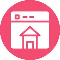 Homepage Vector Icon Design