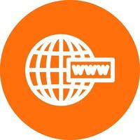 diseño de icono de vector de www