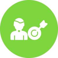 User Target Vector Icon Design