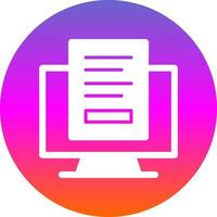 Predictive Analytics Vector Icon Design