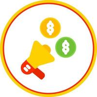 Marketing Budget Vector Icon Design