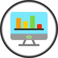 Web Analytics Vector Icon Design