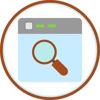 Search Engine Vector Icon Design