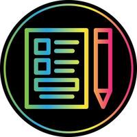 Unstructured Data Vector Icon Design