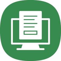 Predictive Analytics Vector Icon Design