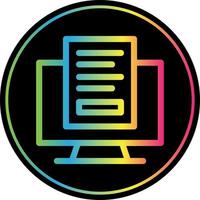 Predictive Analytics Vector Icon Design