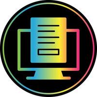 Predictive Analytics Vector Icon Design