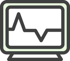 Heart Monitoring Vector Icon Design