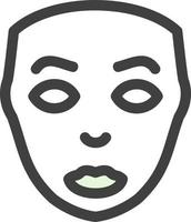 Facial Plastic Surgery Vector Icon Design