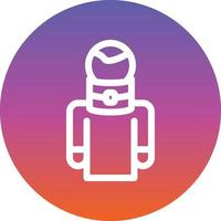 Broken Neck Vector Icon Design