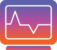 Heart Monitoring Vector Icon Design