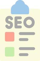 Seo Checklist Vector Icon Design