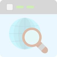 Website Search Vector Icon Design