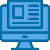 Landing Page Vector Icon Design