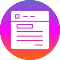 Website Ux Vector Icon Design