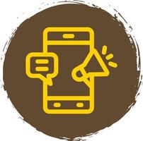 Sms Marketing Vector Icon Design