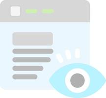 Page Visitors Vector Icon Design