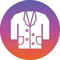 diseño de icono de vector de abrigo médico