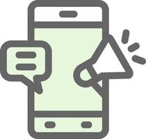 Sms Marketing Vector Icon Design