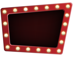 retro neon aanplakbord png