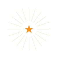 eps10 orange vector Premium star abstract art icon isolated on white background. celebration symbol in a simple flat trendy modern style for your website design, logo, and mobile application