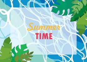 Summer sale vector poster