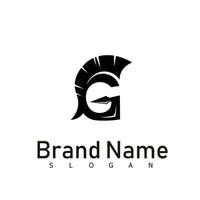 spartan armor logo people design symbol vector