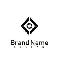 photo camera studio logo design symbol vector