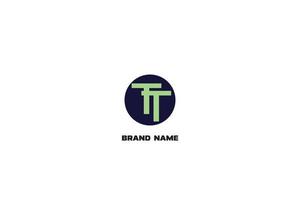 Letter t logo design vector