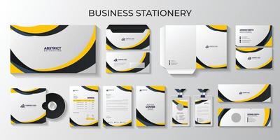 professional business stationery and identity, branding, Presentation Folder, Business card, Invoice, CD cover, Book Cover design, Letterhead, Id card, Envelope, Email signature, Presentation folder, vector