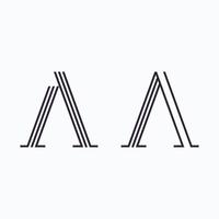 Letter A logo vector template element