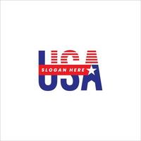 Made in the USA logo, labels and badges vector set on white background