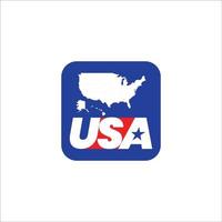 Made in the USA logo, labels and badges vector set on white background