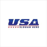 Made in the USA logo, labels and badges vector set on white background