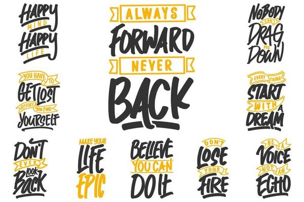 MOTIVATIONAL TYPOGRAPHY QUOTES BUNDLE VOL. 12
