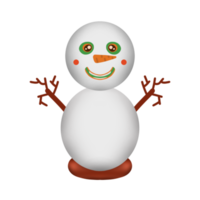 personnage dessin animé bonhomme de neige noël png