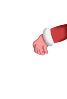 weihnachten weihnachtsmann hand cartoon png